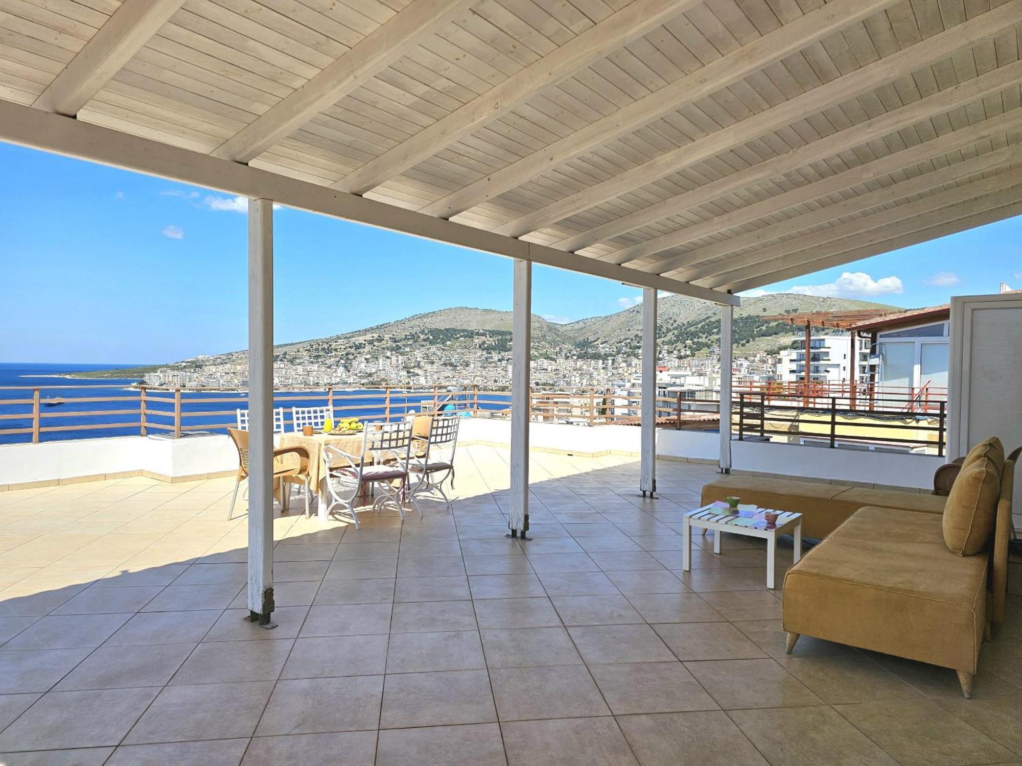 Sunset Penthouse Apartment Sarande Exterior photo