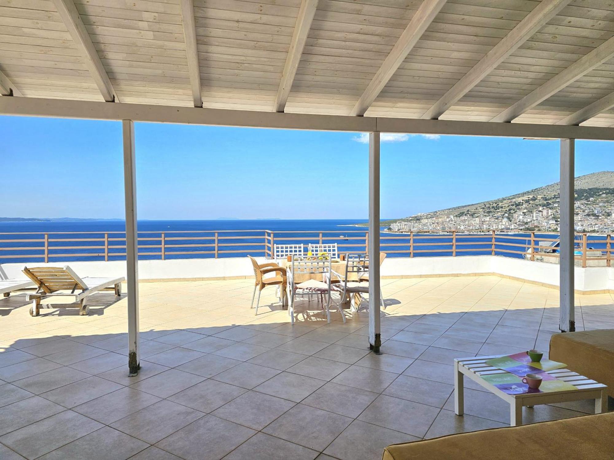 Sunset Penthouse Apartment Sarande Exterior photo