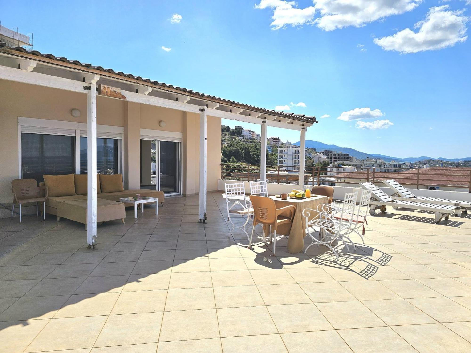 Sunset Penthouse Apartment Sarande Exterior photo