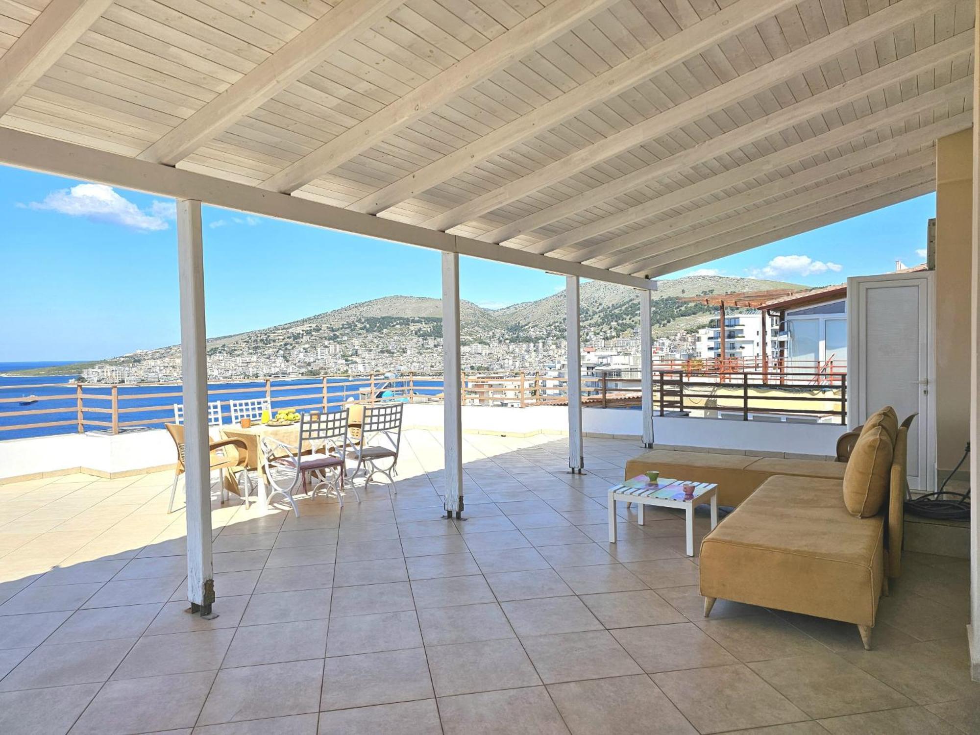 Sunset Penthouse Apartment Sarande Exterior photo